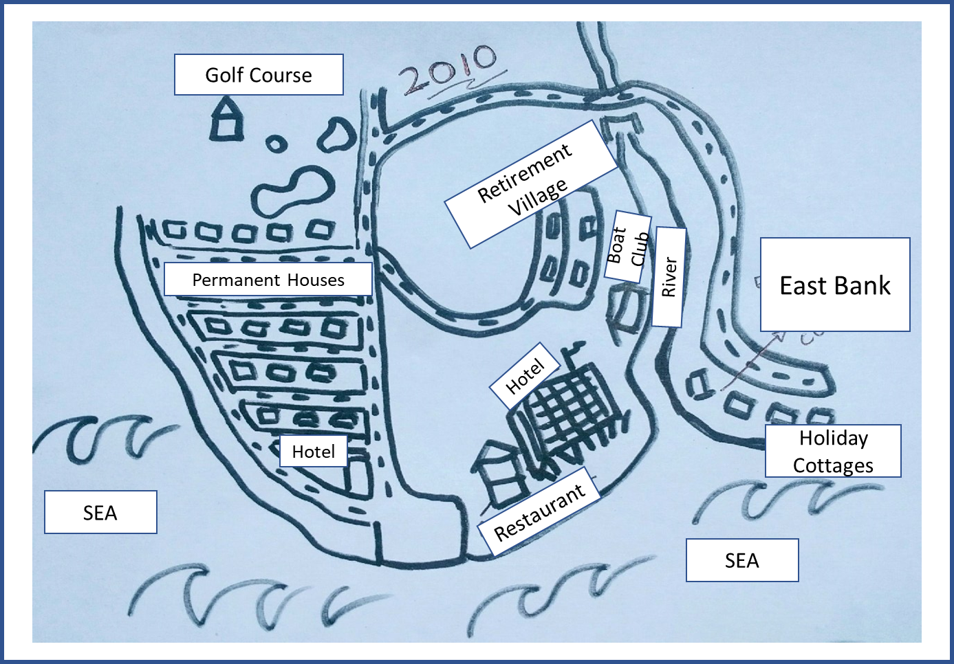 IELTS Map Diagram